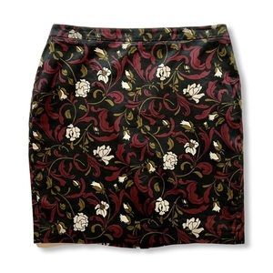 LOFT Floral Paisley Pencil Skirt Sz. 10P